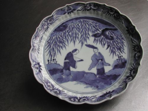 JAPANESE 17TH CENTURY UNDERGLAZE BLUE AND WHITE LOBED DISH CIRCA 1660 - ADDITIONAL PHOTO 11