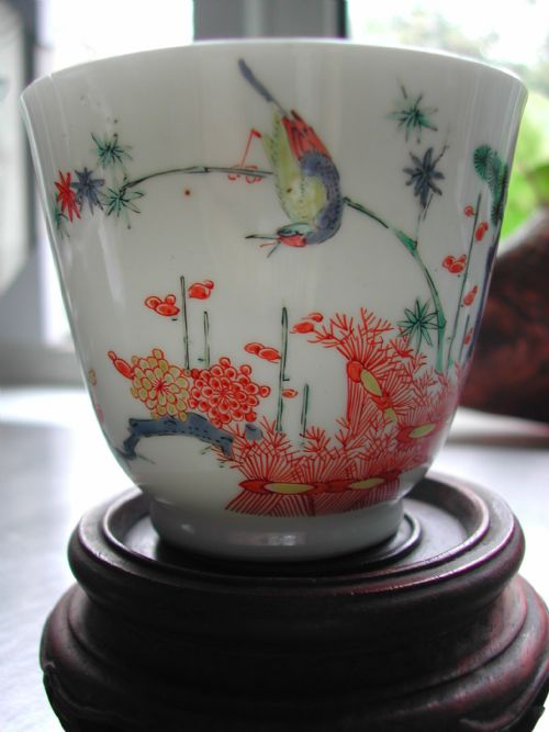 JAPANESE KAKIEMON 17TH CENTURY WINE CUP CIRCA 1680 - ADDITIONAL PHOTO 4