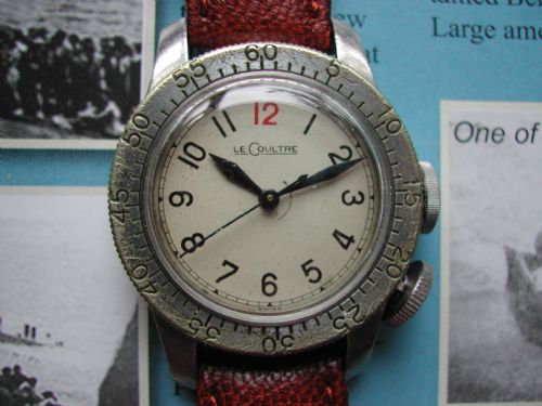 jaeger lecoultre ww2 military style weems navigationpilots watch circa 1940's - CATEGORY: ANTIQUE CLOCKS - DATED 1940