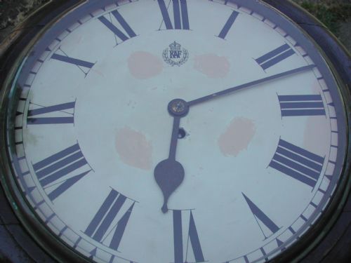RAF WW2 LARGE ISSUED ELLIOTT WALL CLOCK 1939 ROYAL AIR FORCE - ADDITIONAL PHOTO 1