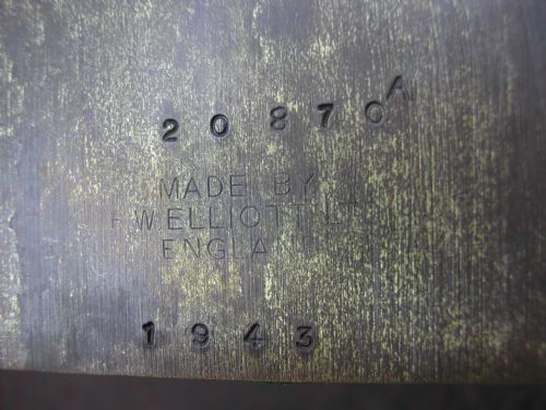 RAF WW2 LARGE ISSUED ELLIOTT WALL CLOCK 1939 ROYAL AIR FORCE - ADDITIONAL PHOTO 8