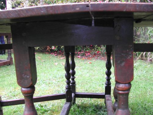 EARLY 18TH CENTURY OAK GATELEG TABLEA BARGIN BASEMENT ITEM TO CLEAR - ADDITIONAL PHOTO 4