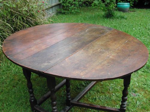 EARLY 18TH CENTURY OAK GATELEG TABLEA BARGIN BASEMENT ITEM TO CLEAR - ADDITIONAL PHOTO 8