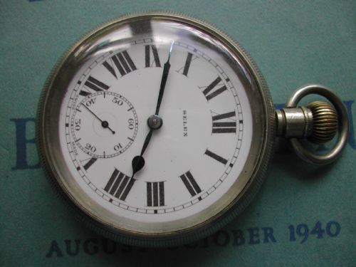 BRITISH RAIL POCKET WATCH CIRCA 1950 FOR BRITISH RAIL SCOTLAND - ADDITIONAL PHOTO 1