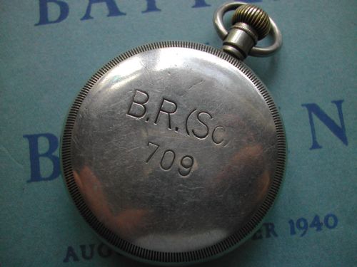 BRITISH RAIL POCKET WATCH CIRCA 1950 FOR BRITISH RAIL SCOTLAND - ADDITIONAL PHOTO 2
