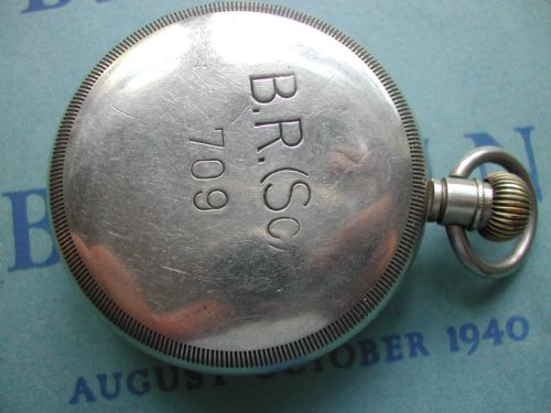 BRITISH RAIL POCKET WATCH CIRCA 1950 FOR BRITISH RAIL SCOTLAND - ADDITIONAL PHOTO 3