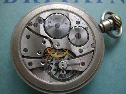 BRITISH RAIL POCKET WATCH CIRCA 1950 FOR BRITISH RAIL SCOTLAND - ADDITIONAL PHOTO 4