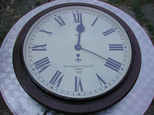 Smiths Large Ww2 Military Issued Wall Clock
