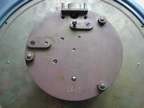 J AURICOSTE FRENCH MILITARY NAVAL ISSUE CLOCK MARINE NATIONALE' CIRCA 1950'S - ADDITIONAL PHOTO 9