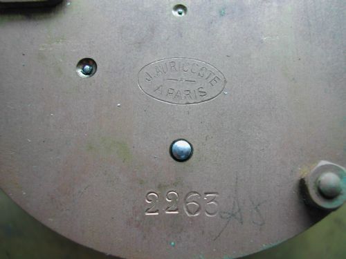 J AURICOSTE FRENCH MILITARY NAVAL ISSUE CLOCK MARINE NATIONALE' CIRCA 1950'S - ADDITIONAL PHOTO 10
