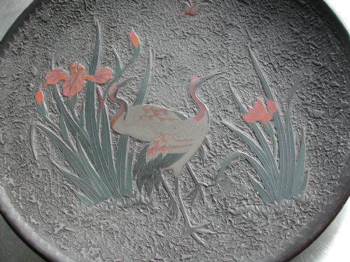 JAPANESE TOTAI SHIPPO DECORATED DISH LATE 19TH CENTURY - ADDITIONAL PHOTO 11