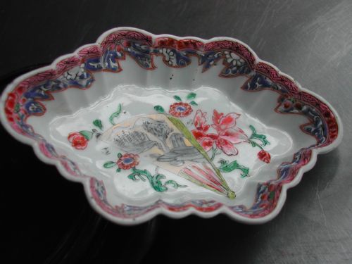 CHINESE FAMILLE ROSE SPOON TRAY DATING CIRCA 1740 - ADDITIONAL PHOTO 9