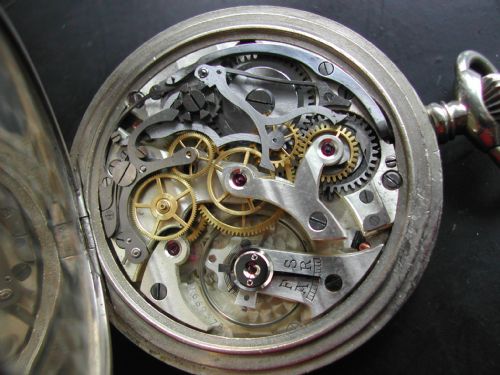 GERMAN WW2 MINERVA MILITARY CHRONOGRAPH POCKET WATCH CIRCA 1940 - ADDITIONAL PHOTO 10
