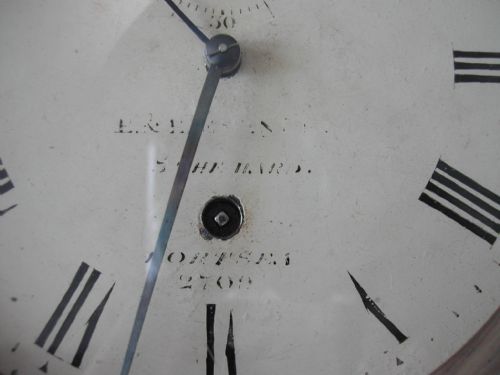 E E EMANUEL OF PORTSEA MARINE BULKHEAD CLOCK 2ND HALF 19TH CENTURY - ADDITIONAL PHOTO 1