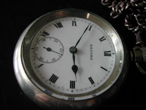 LONDON NORTH EAST REGION RAILWAY POCKET WATCH BY RECORD PRE 1948 - ADDITIONAL PHOTO 2