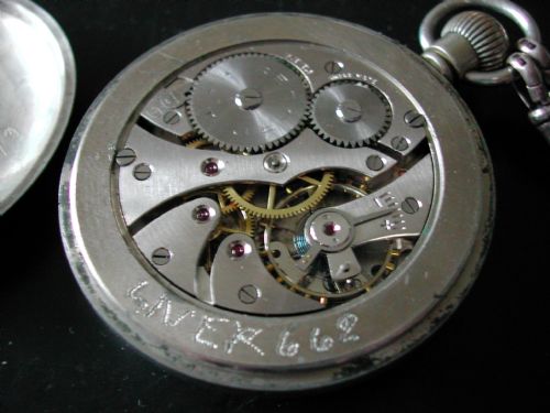 LONDON NORTH EAST REGION RAILWAY POCKET WATCH BY RECORD PRE 1948 - ADDITIONAL PHOTO 5