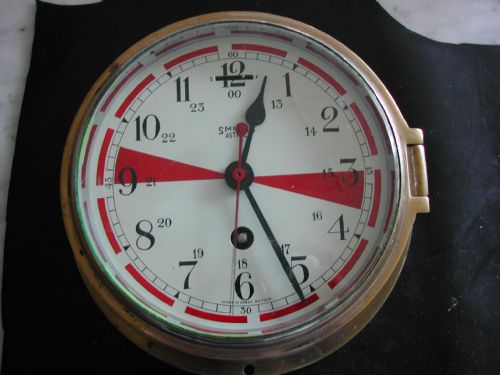 smiths astral naval radio room clock post 1946 - CATEGORY: ANTIQUE CLOCKS - DATED 1940