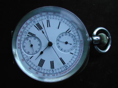 LONDON BRIGHTON SOUTH COAST RAILWAY ISSUE ENGINEERS SPLIT SECONDS CHRONOGRAPH PRE 1948 - ADDITIONAL PHOTO 11