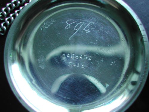 LONDON NORTH EAST REGION RAILWAY ISSUE POCKET WATCH 894 PRE 1948 - ADDITIONAL PHOTO 10