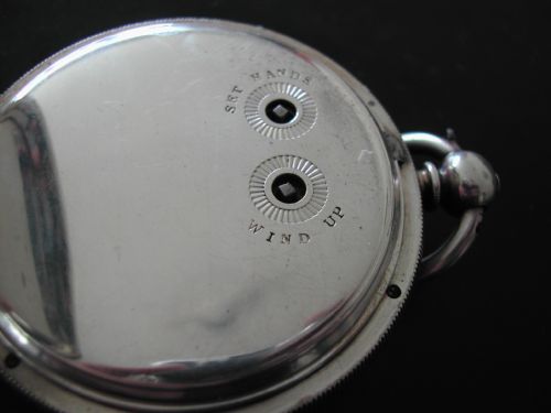 CENTRE SECONDS SILVER POCKET CHRONOGRAPH BY E L HARRIS WOLVERHAMPTON CIRCA 1887 - ADDITIONAL PHOTO 3