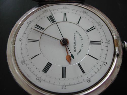CENTRE SECONDS SILVER POCKET CHRONOGRAPH BY E L HARRIS WOLVERHAMPTON CIRCA 1887 - ADDITIONAL PHOTO 11