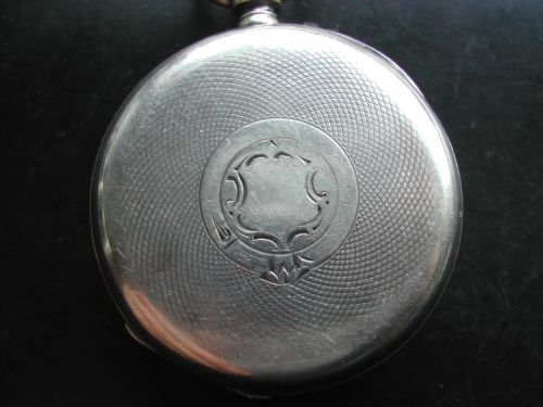 FINE ENGLISH SILVER CASED WALTHAM RIVERSIDE POCKET WATCH CIRCA 1928 - ADDITIONAL PHOTO 5