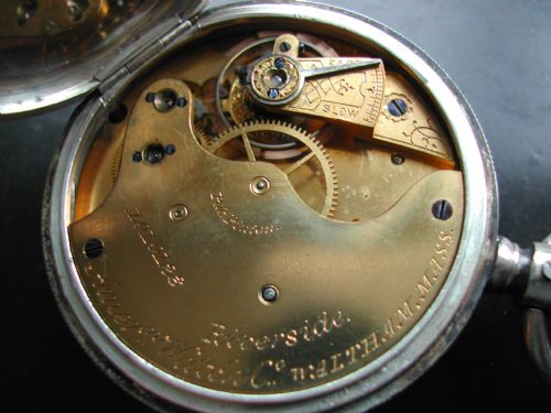 FINE ENGLISH SILVER CASED WALTHAM RIVERSIDE POCKET WATCH CIRCA 1928 - ADDITIONAL PHOTO 10