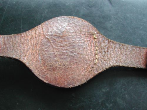 VERY RARE WW1 CENTRE SECONDS SMALL FOB WATCH AND ITS ORIGINAL WW1 LEATHER STRAP CIRCA 1917 - ADDITIONAL PHOTO 8
