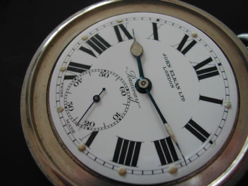 JOHN ELKAN LTD RAILWAY POCKET WATCH CIRCA 1930 - ADDITIONAL PHOTO 3