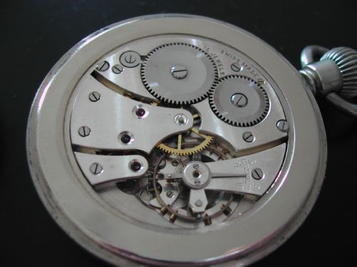 JOHN ELKAN LTD RAILWAY POCKET WATCH CIRCA 1930 - ADDITIONAL PHOTO 9