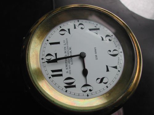 WW1 S SMITH SON LTD PERIOD VINTAGE LORRY OR CAR CLOCK PROBABLY MILITARY CIRCA 1916 - ADDITIONAL PHOTO 1