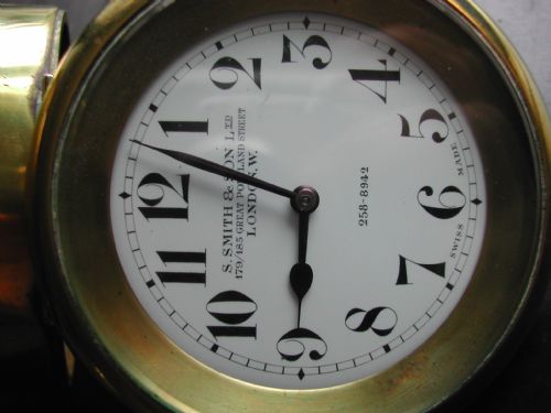 WW1 S SMITH SON LTD PERIOD VINTAGE LORRY OR CAR CLOCK PROBABLY MILITARY CIRCA 1916 - ADDITIONAL PHOTO 2