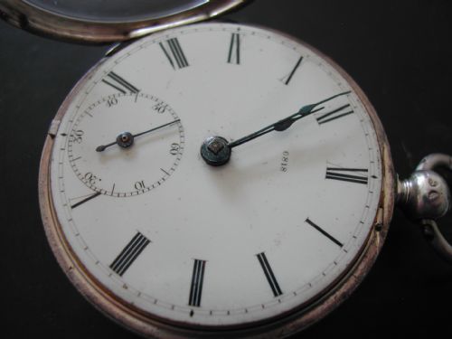 RARE DENT OF LONDON SILVER POCKET WATCH NO 6818 CIRCA 1842 - ADDITIONAL PHOTO 2