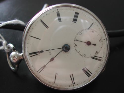 RARE DENT OF LONDON SILVER POCKET WATCH NO 6818 CIRCA 1842 - ADDITIONAL PHOTO 11