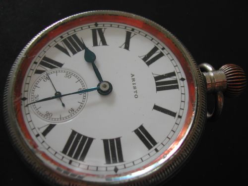 WW2 BRITISH ROYAL NAVAL ISSUE PATTERN 300 POCKET WATCH SIGNED ARISTOCIRCA 1940 - ADDITIONAL PHOTO 1