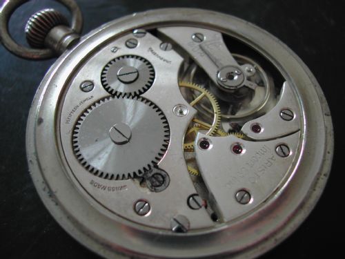 WW2 BRITISH ROYAL NAVAL ISSUE PATTERN 300 POCKET WATCH SIGNED ARISTOCIRCA 1940 - ADDITIONAL PHOTO 6