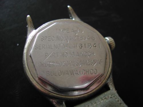 WW2 RAF PILOTS ISSUED BULOVA A11 DATED 1941 - ADDITIONAL PHOTO 4