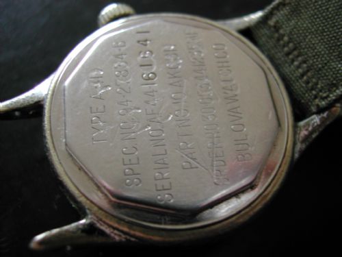 WW2 RAF PILOTS ISSUED BULOVA A11 DATED 1941 - ADDITIONAL PHOTO 5