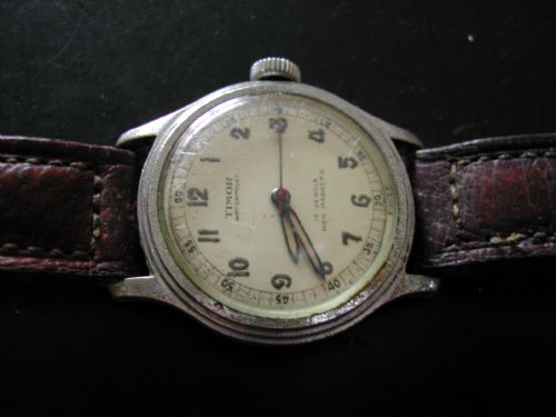 for sale is this quite rare ww2 timor waterproof 17 jewel pilots or navigators watch circa 1943 - CATEGORY: ANTIQUE WATCHES - DATED 1940