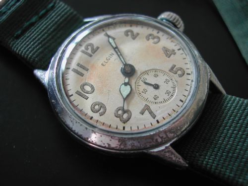 WW2 AMERICAN ARMY ISSUE ELGIN 554 CIRCA 1940 - ADDITIONAL PHOTO 2