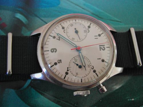 ROYAL CANADIAN AIR FORCE PILOTS CHRONOGRAPH BY RODANIA CIRCA 1950'S - ADDITIONAL PHOTO 1