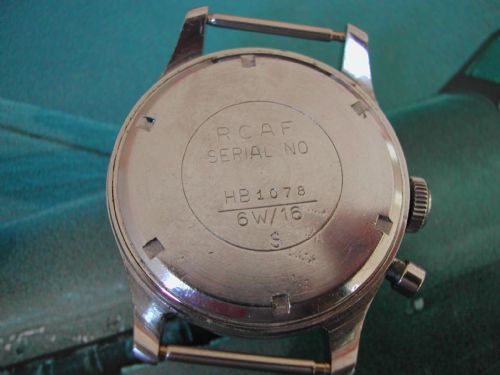 ROYAL CANADIAN AIR FORCE PILOTS CHRONOGRAPH BY RODANIA CIRCA 1950'S - ADDITIONAL PHOTO 4