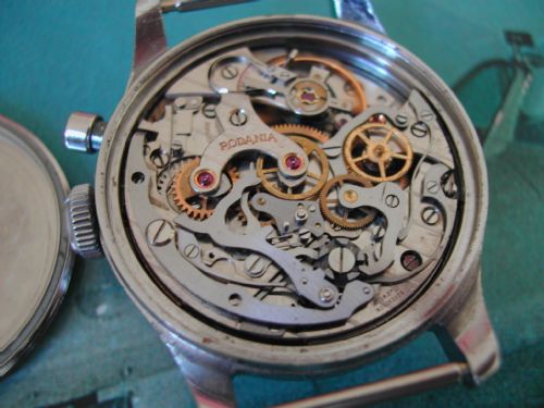 ROYAL CANADIAN AIR FORCE PILOTS CHRONOGRAPH BY RODANIA CIRCA 1950'S - ADDITIONAL PHOTO 6