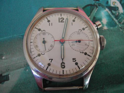 ROYAL CANADIAN AIR FORCE PILOTS CHRONOGRAPH BY RODANIA CIRCA 1950'S - ADDITIONAL PHOTO 10