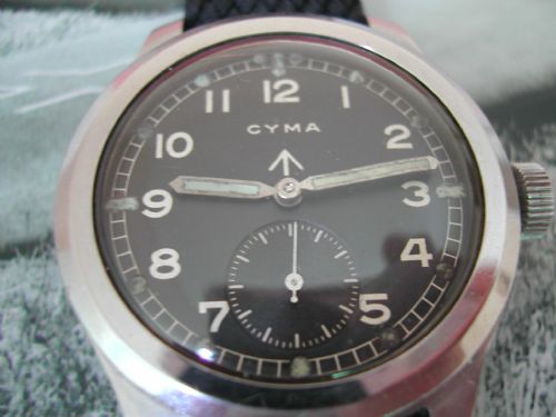 BRITISH ARMY ISSUE CYMA WWW WATCH CIRCA LATE 1940'S - ADDITIONAL PHOTO 3