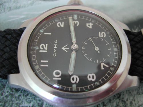 BRITISH ARMY ISSUE CYMA WWW WATCH CIRCA LATE 1940'S - ADDITIONAL PHOTO 4