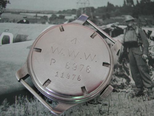 BRITISH ARMY ISSUE CYMA WWW WATCH CIRCA LATE 1940'S - ADDITIONAL PHOTO 7
