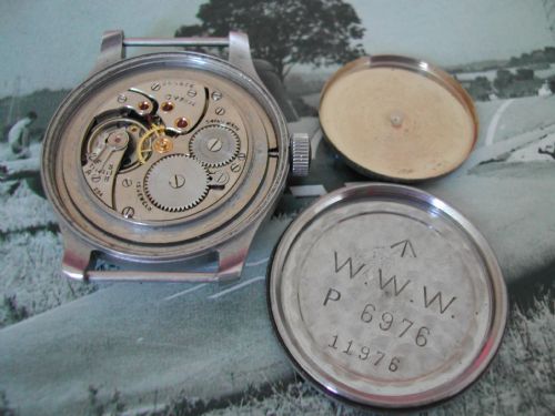 BRITISH ARMY ISSUE CYMA WWW WATCH CIRCA LATE 1940'S - ADDITIONAL PHOTO 8