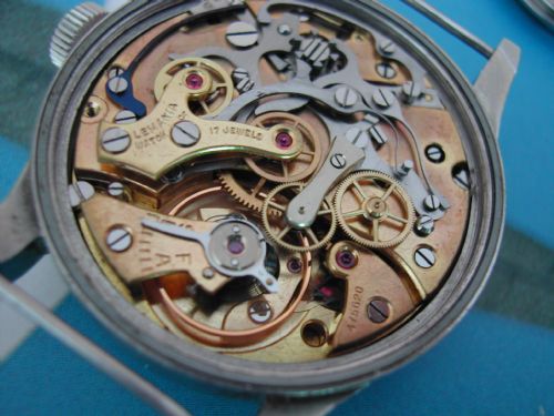 BRITISH ROYAL NAVAL PILOTS CHRONOGRAPH BY LEMANIA CIRCA 1958 - ADDITIONAL PHOTO 9