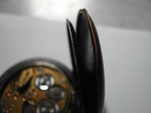 WW1 GUN METAL POCKET ALARM WATCH AS USED BY OFFICERS MADE BY ZENITH CIRCA 1914 - ADDITIONAL PHOTO 11